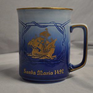 *BOGO mugs* 16 oz no 1 of 6 1978 B&G mug 1492 Santa Maria ship (342w)